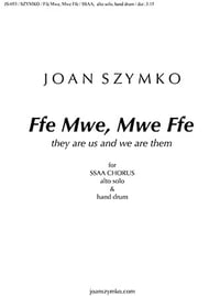 Ffe Mwe Mwe Ffe SSA choral sheet music cover Thumbnail